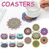 DIY Colorful Cup Mat Diamond-Painting Crafts Coaster Reusable Mug Mat For Kids Adult Home Tabletop Decor