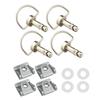 For Off-Road Scooter Street Motorcycle Suzuki Ducati Aprilia 19mm Universal Quick Release D-ring Turn Clip Race Fairing Fastener