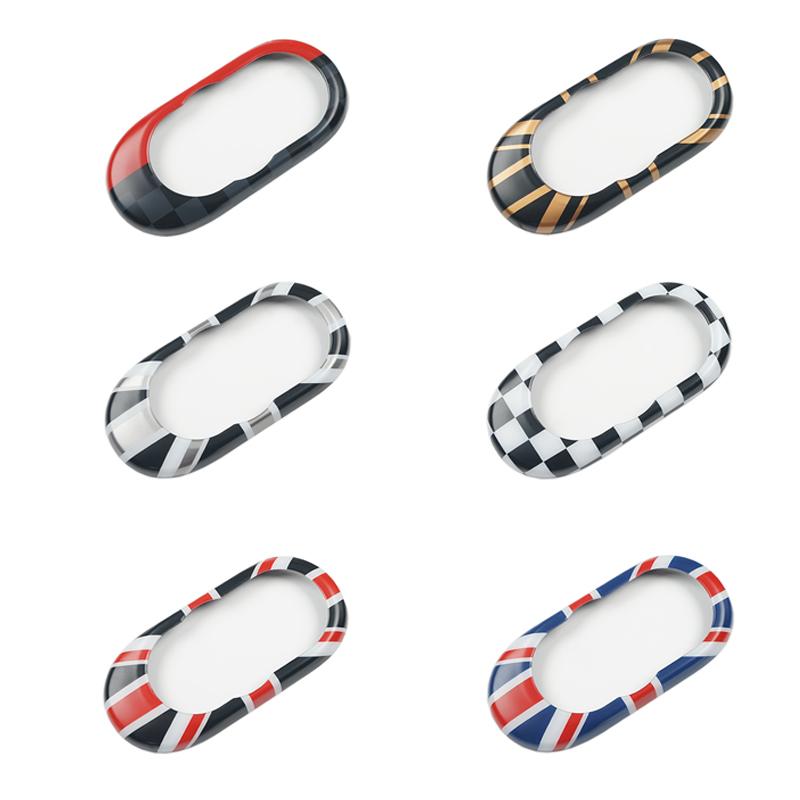 Car Center Console Multimedia Button Gear Panel Housing Cover Sticker For MINI One Cooper F55 F56 F57 Auto Car Accessories fpvcm00