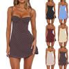 Женское Модное, Элегантное, Сексуальное, Приталенное, Без бретелек Короткое платье с бантом