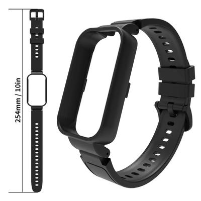 Силиконовый ремешок для часов для Redmi Smart Band 2, сменный спортивный браслет для Xiaomi Smart Band 8 Active, мягкий чехол, аксессуары