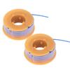 2Pcs Lawn Mower Spool Line Nylon Trimmer Accessories Replacement Fit for BOSCH ART 30 ART 30FA Blue