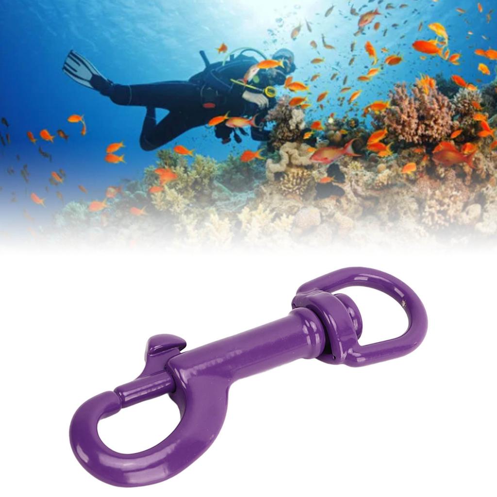 75mm Eye Snap Hook DT75B 316 Stainless Steel Marine Grade Single Ended Diving Clip for Keychain Dog Leash Camera Strap