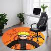 1 шт. Круглый коврик для офиса Naruto, Нескользящий, Мягкий и прочный офисный коврик для декора интерьера, Идеально подходит для офиса, Красивое украшение