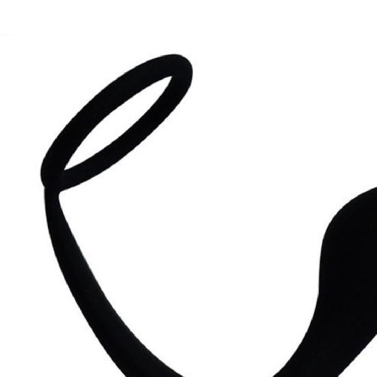 Anal Plug Eco-friendly Fine Workmanship Black Male Prostate Stimulator for Couples