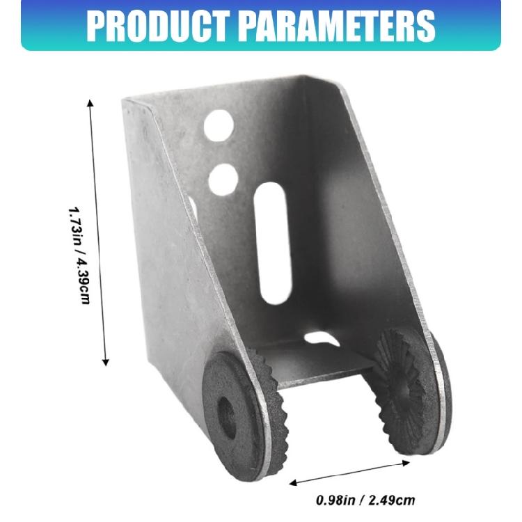 Boat Transom Mount Bracket for XNT 9 20, XNT 19 20 T, XNN 14 20 T, XIT 14 74 T Marine Transducer Installation, One Metal Hardware Set with Round