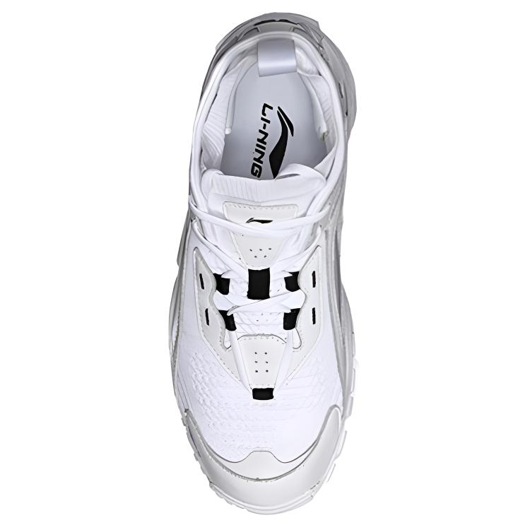 Li Ning Aurora Skyline Низкие Повседневные Кроссовки Женские Чисто-белые AGLN242-1