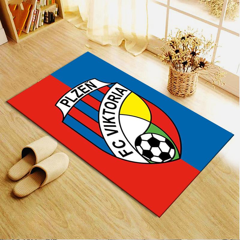 2025 New FC Viktoria Plzen Soccer Club Carpet Rug for Living Room Bedroom Home Sofa Decoration,Kids play Non-slip Floor Mat