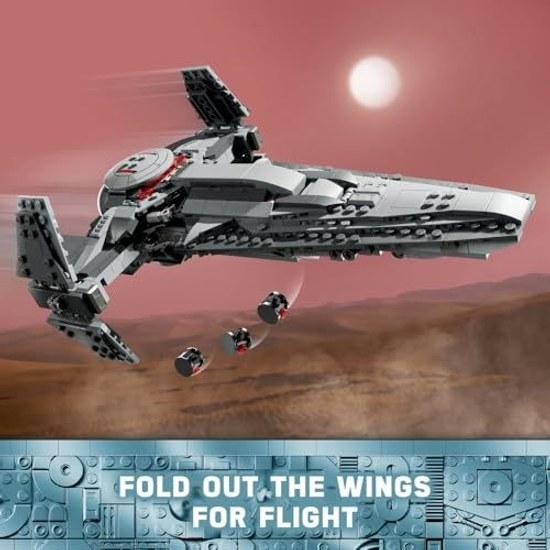 LEGO 75383 Darth Mauls Sith Infiltrator 9+ 640 Pieces Starship Building Toy Kids