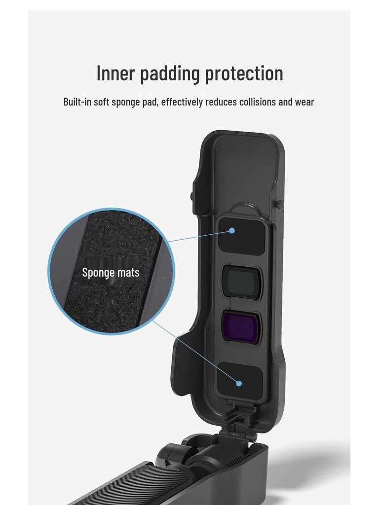 Магнитная крышка-флип для объектива и защитная пленка для экрана DJI Pocket 3, аксессуар для экшн-камеры OSMO