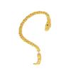 Wrapped Ear Loop Snake Shaped Punk Retro Exaggerated Niche Couple Hanging Earrings