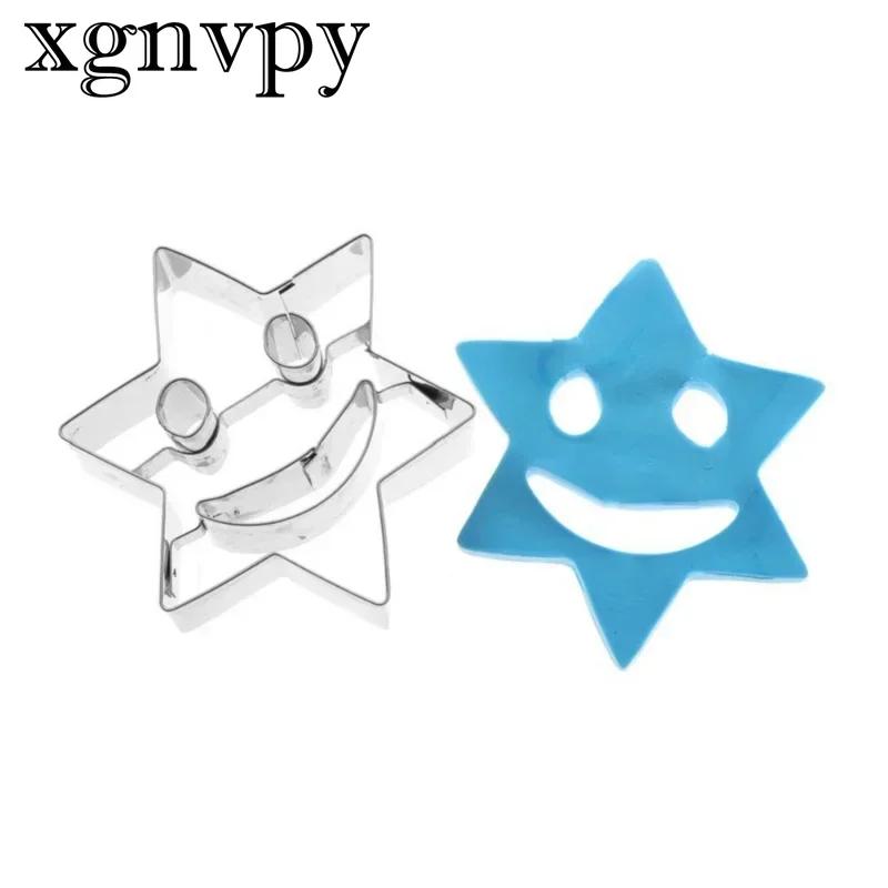 Xgnvpy 4 шт. Форма для выпечки из стали с улыбающимся лицом, Форма для печенья, Инструмент для торта, Кухонные аксессуары, Принадлежности для выпечки