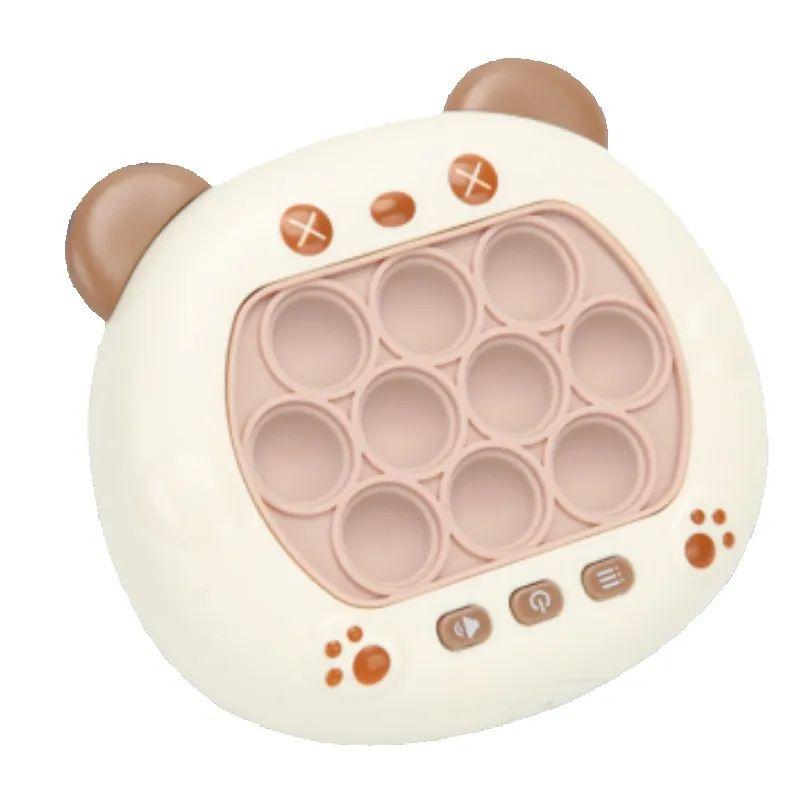 Pop Light Fidget Game Quick Push Bubble Game Handle Toys Антистрессовые игрушки для мальчиков и девочек со светодиодным игровым автоматом Игрушки для снятия стресса