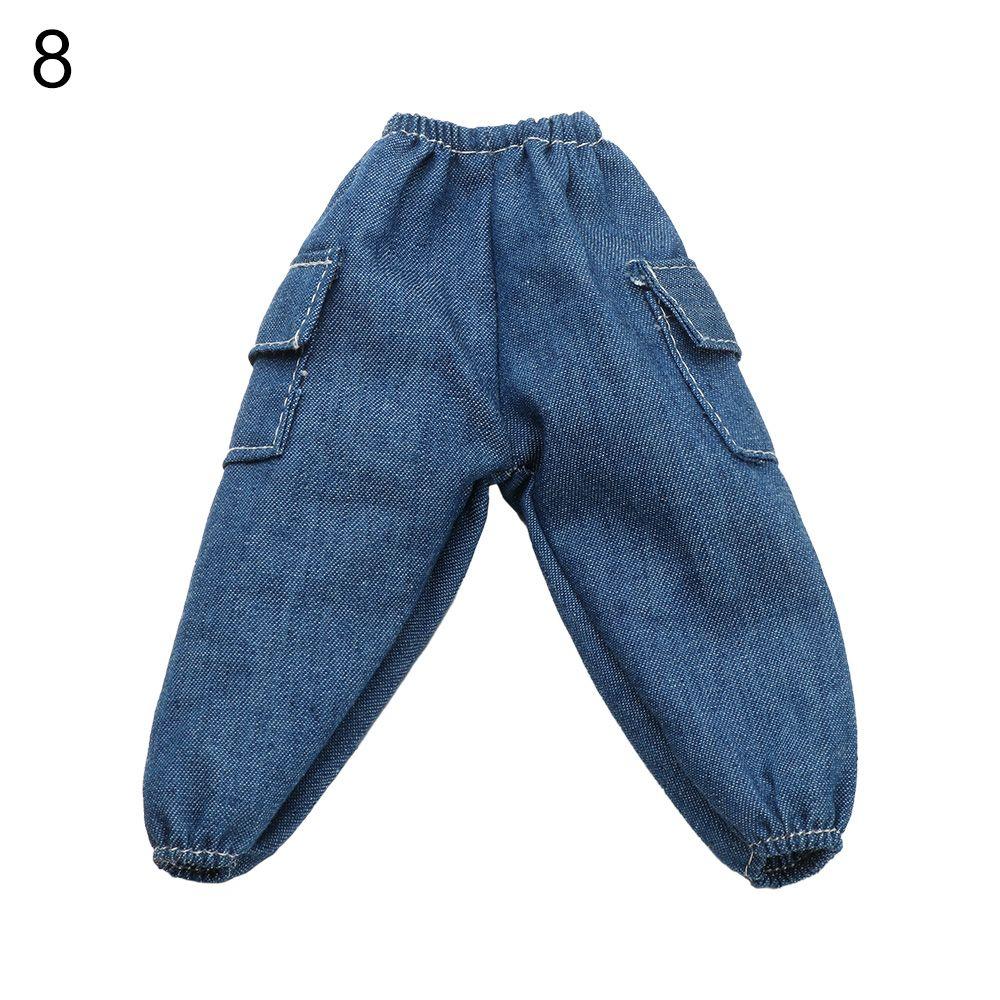 Dolls Trousers Doll Pants Shorts Casual Wears T-shirt Doll Clothes Accessories Doll Jeans Trousers