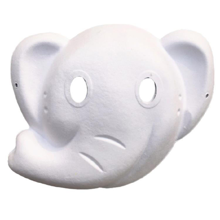 Белая самодельная пустая маска для раскрашивания, пустая маска для костюма, самодельная полнолицевая маска для раскрашивания