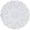 Royal Consumer Medallion Lace Round Paper Doilies, 10-Inch, Pack of 12 (B23005), White