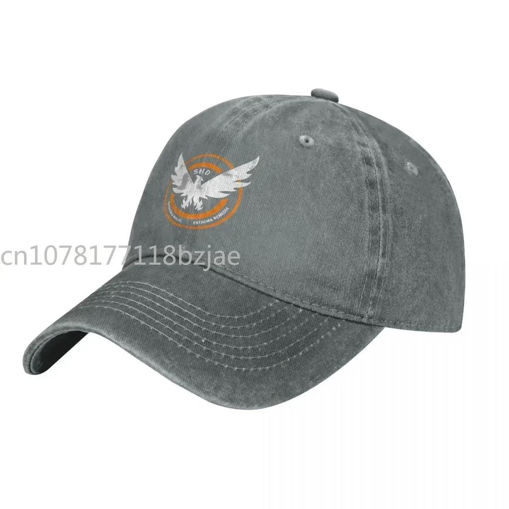 Игровые Бейсболки Кепки The Division SHD Гранж Ковбойская Шляпа Для Мужчины Кепка Козырек Защита от Солнца