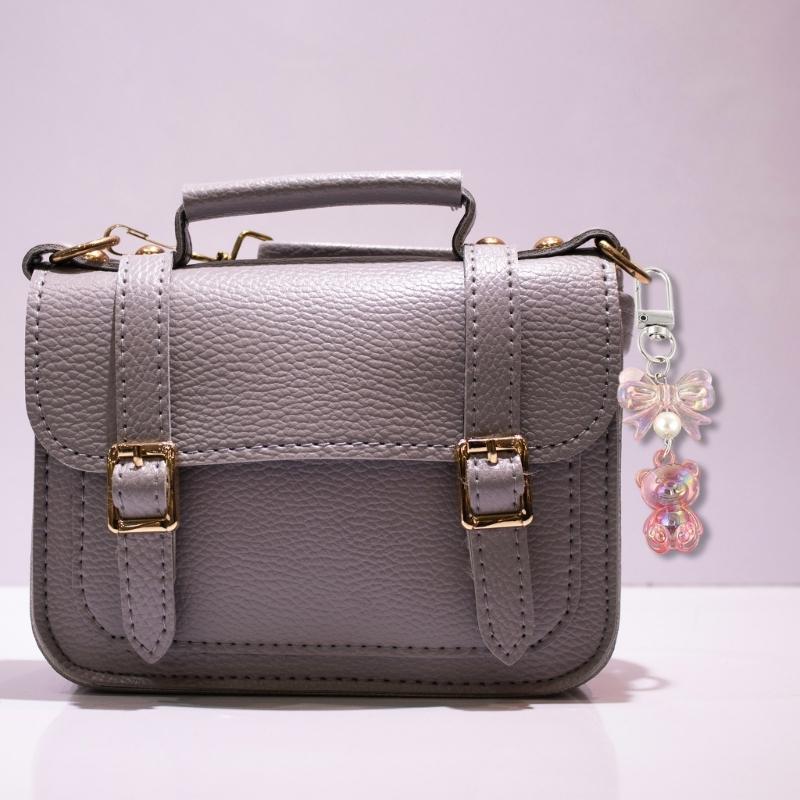 Очаровательный брелок-подвеска в виде медвежонка, стильные брелоки с бантиком, многофункциональная подвеска для сумки, держатель для ключей, подходит для пар