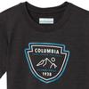 Columbia Детская футболка с коротким рукавом и графическим принтом, черная