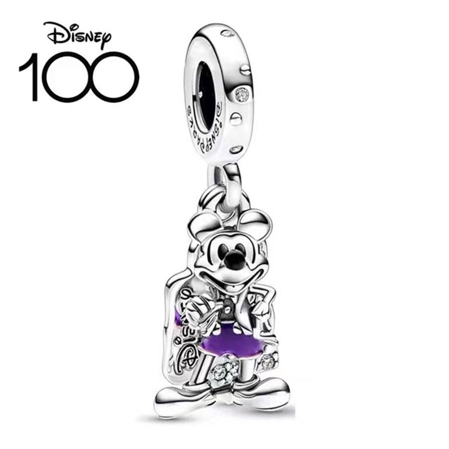 Самый продаваемый кулон-шарм из стерлингового серебра 925 пробы серии Disney, подходит для оригинального браслета DlY! Мода для дня рождения женщины