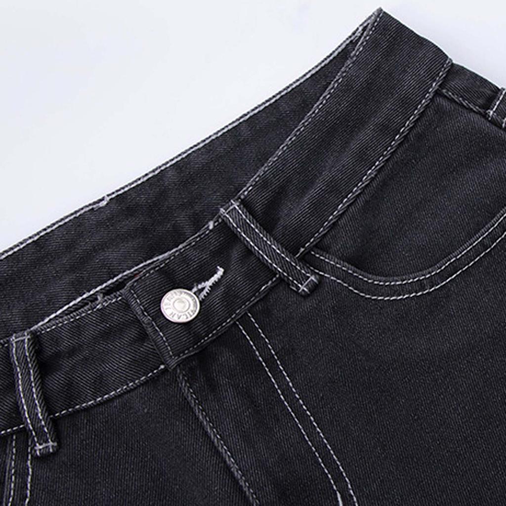 Женские модные однотонные джинсы в стиле хип-хоп, спортивные штаны, брюки для бега