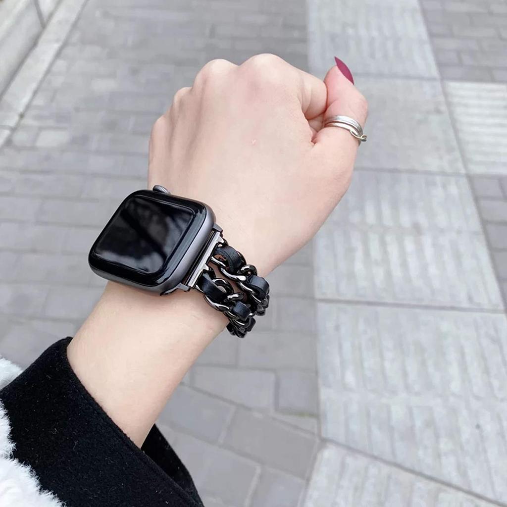 Watch Strap Wristband for Apple Watch Series 10 46mm/Ultra 2 Ultra 49mm/9 8 7 45mm/SE (2023) SE (2022) SE 6 5 4 44mm/3 2 1 42mm