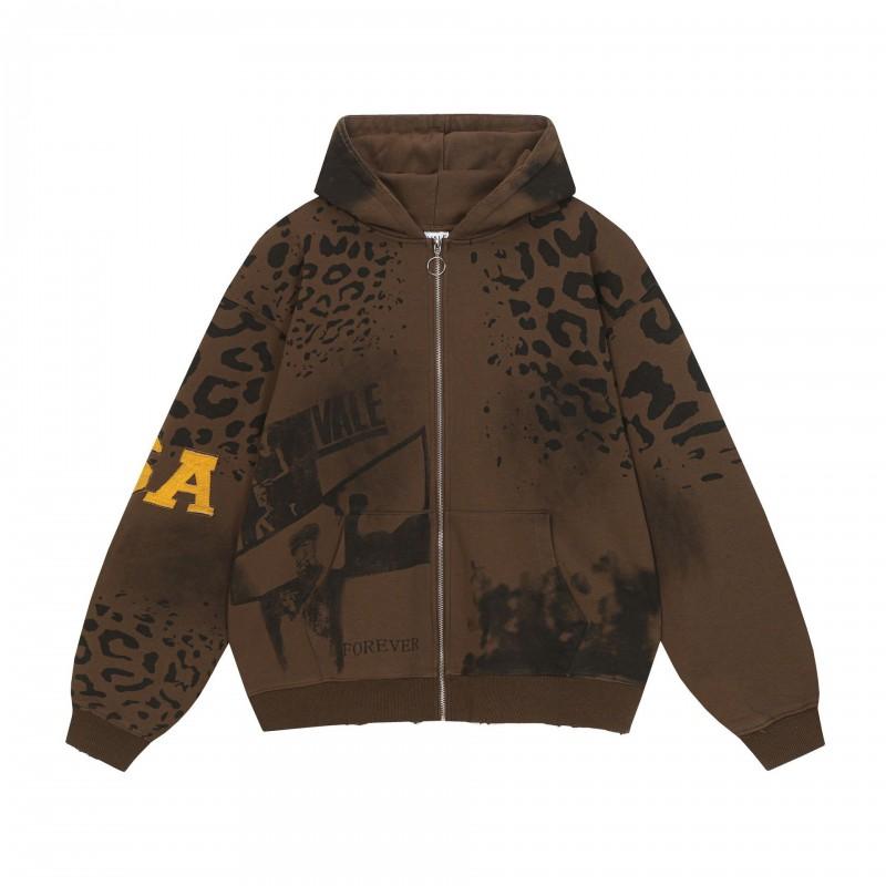 Мужская винтажная хлопковая толстовка с капюшоном Streetwear с графическим принтом Пуловер Свитшот Осень 2025