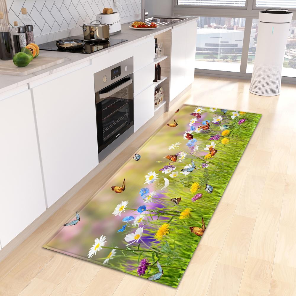 Ковер для кухни, спальни, крыльца, дверной коврик для гостиной, детский напольный ковер, коридор, балкон, нескользящий коврик