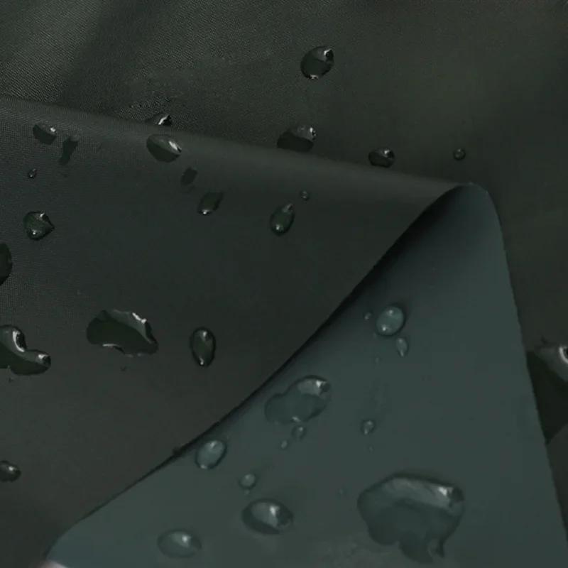 Плотная водонепроницаемая ткань на метры для пошива плащей, пальто, простой тонкой скатерти, текстиль, мягкий, удобный, черный, синий