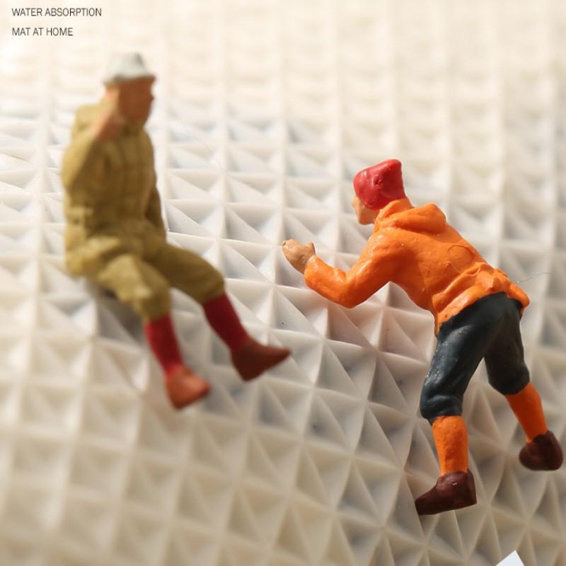 Inyahome Коврики для ванной Нескользящий коврик для ванной Роскошный мягкий впитывающий плюшевый коврик из микрофибры для ванной Комнатный ковер для ванны Душа