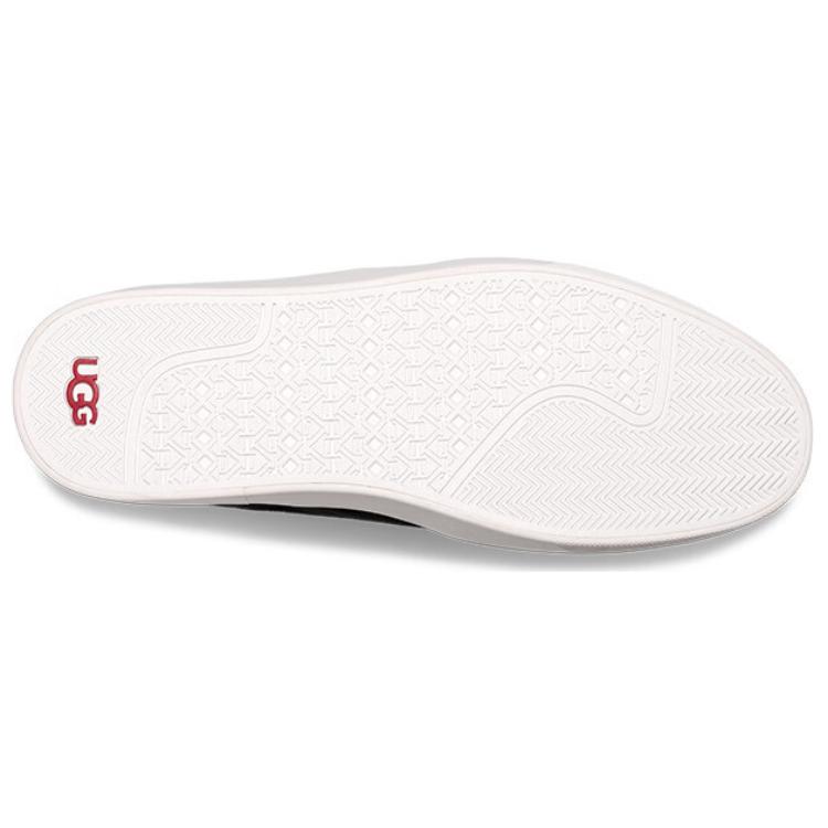 UGG Pearson Luxe Текстиль, Замша (Split Cow Leather) Нескользящие Низкие Кеды для Скейтборда Мужские Черные 1170561-BLK