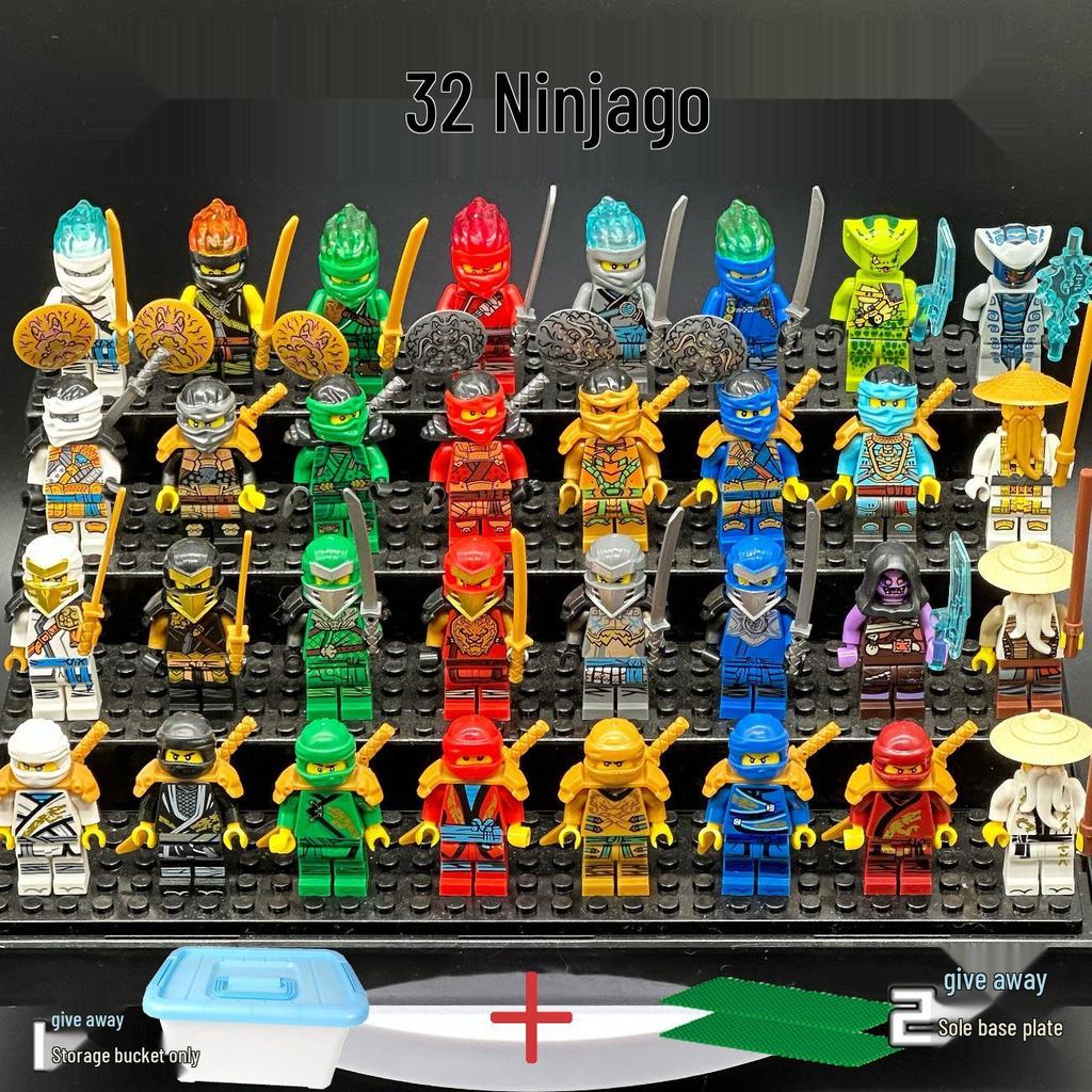 Строительный набор-пазл Ninjago 2025: Детские мотоциклы, спортивные машины, фигурки и куклы