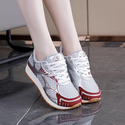 Новая легкая спортивная обувь женская супер огонь 2025 новая универсальная повседневная платформа Forrest Gump сетчатые папины кроссовки GT8008