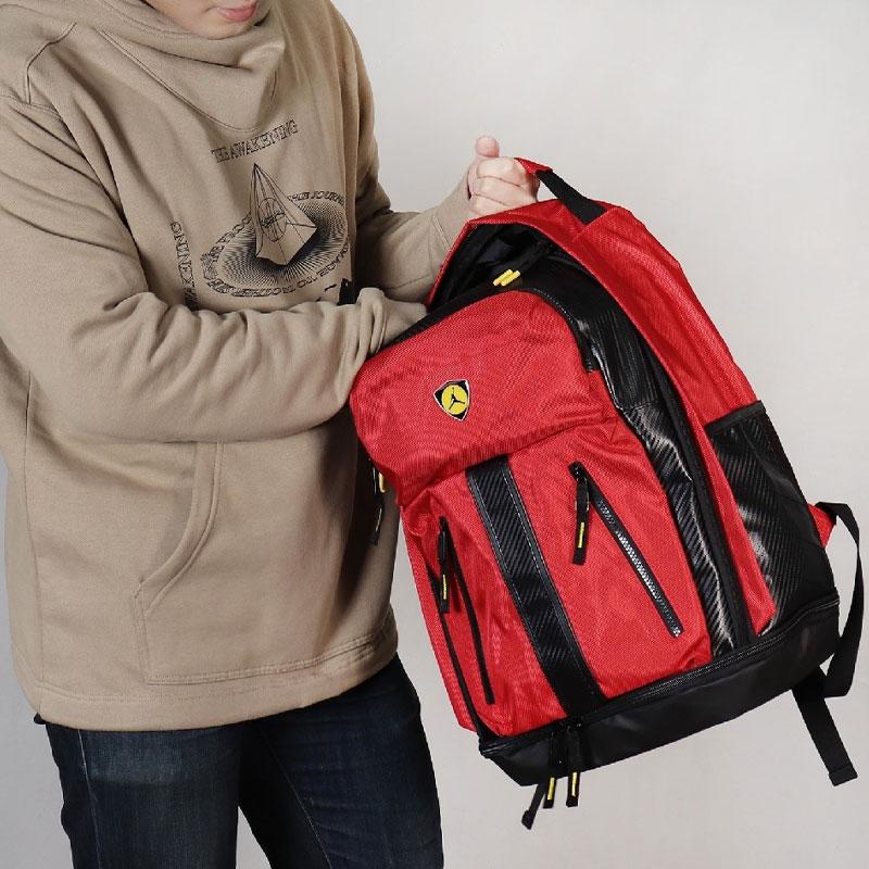 Jordan Рюкзак полиэстеровый Рюкзак Обычный Мужской Преппи Красный Jordan JD2213001GS-001