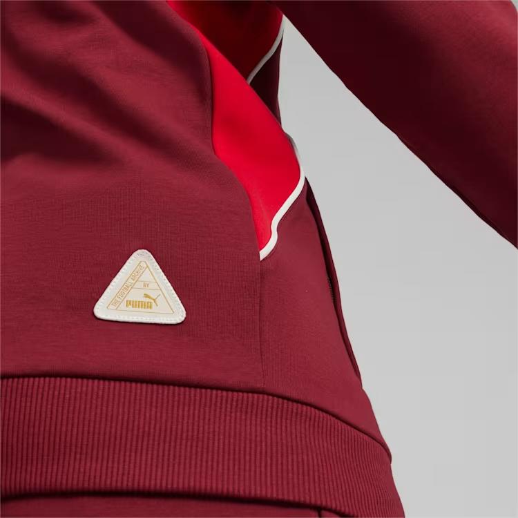 Puma Куртка Ac Milan Ftblaarchive Track, удобная, простая, в стиле ретро, спортивная, с воротником-стойкой, мужская, куртки Imperial-Red 774034-05