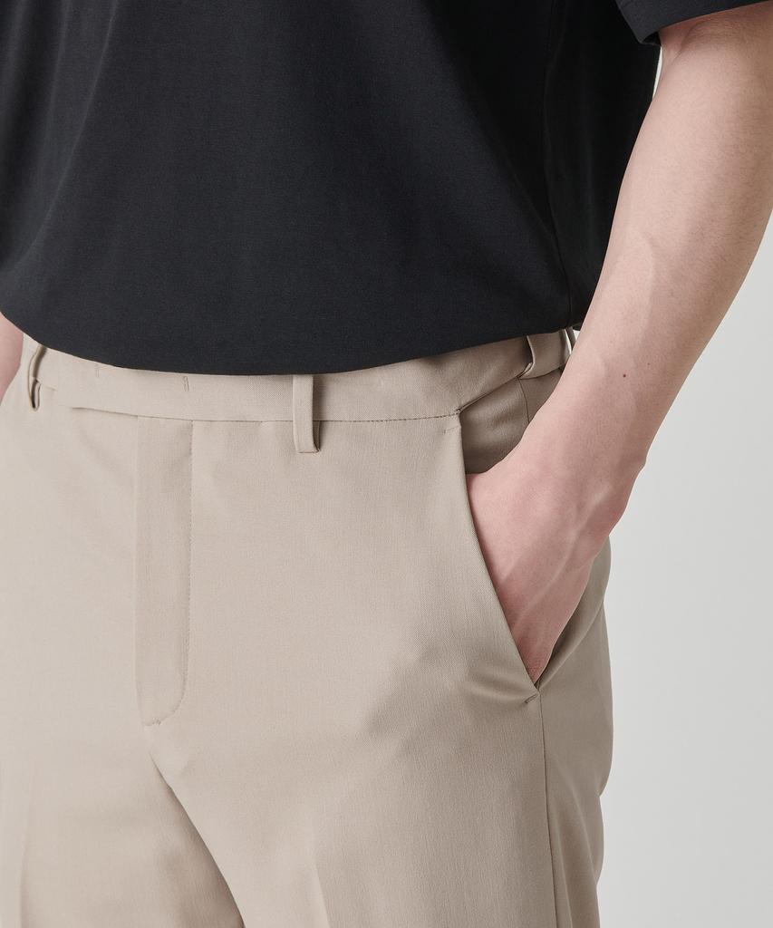 MUSINSA STANDARD Straight Hidden Banding Slacks [Beige]