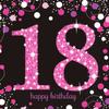 Sparkling Celebration 18th Birthday Napkins (Pack of 16)