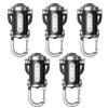 Мини светодиодный COB фонарик, USB-зарядка, брелок-фонарь, портативный карманный, для улицы, кемпинга, работы, с красным и синим светом