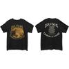 Винтажная футболка Rush Band Caress Of Steel 2 стороны, Ретро футболка Rush Band Rock Unisex