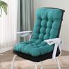 Solid Color Stitching All-in-one Chair Cushion PP Cotton Student Dormitory Backrest Lumbar Protect Waist Mat All-season Thick Office Chair Buttock Pad