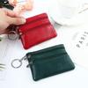 Coin Purse Fashion PU Leather Multifunctional Card Storage Bags Mini Zipper Wallets Key Holders