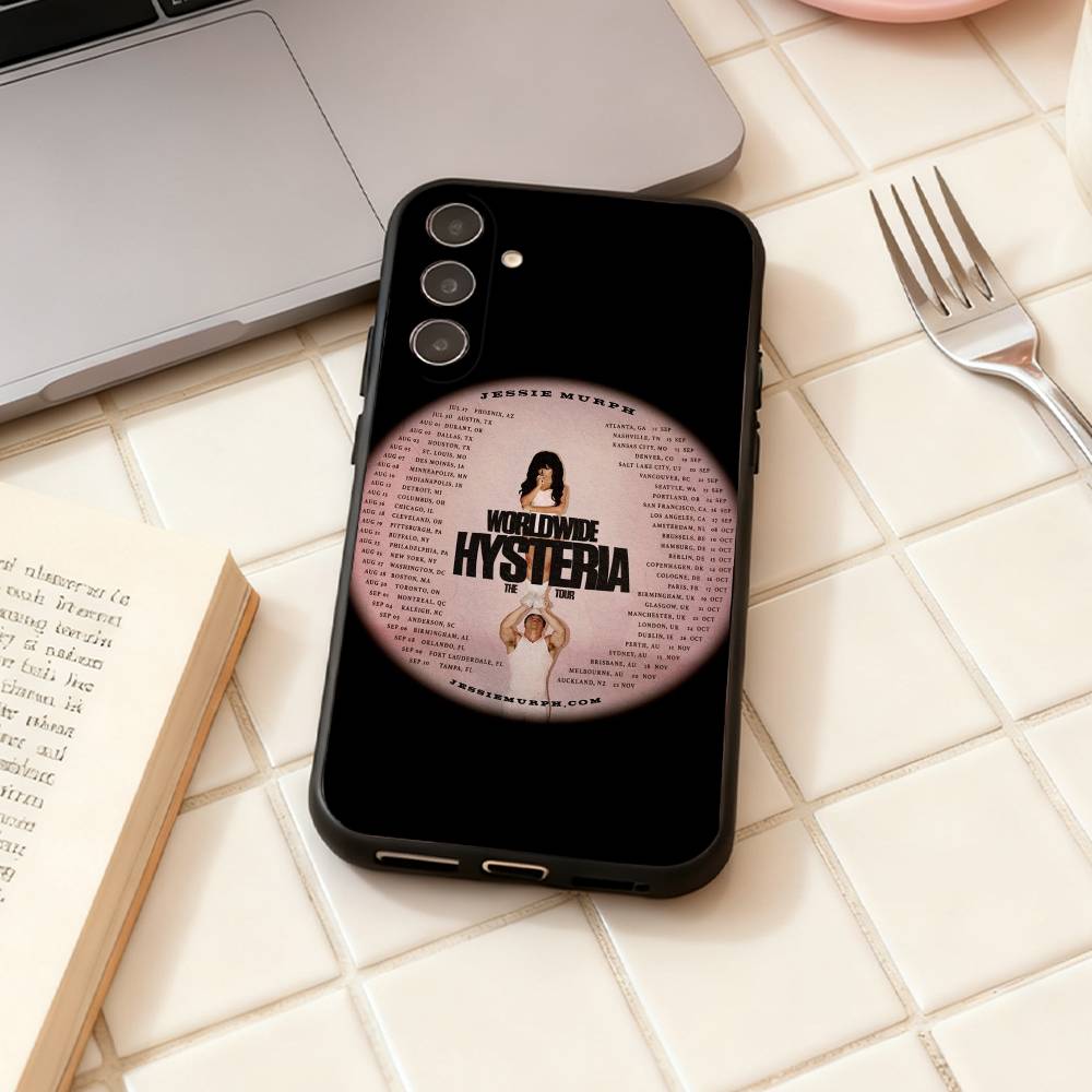 Singer J-Jessie Murph phone Case For Samsung Galaxy A73,A72,A71,A70,A53,A52,A51,Others Soft Black Shell