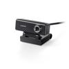 ELECOM 2 HD 30 Glass Black UCAM-C520FBBK Webcam, Megapixels, 720p, FPS, Built-in Microphone, High-Definition Lens, 1.5m Cable,
