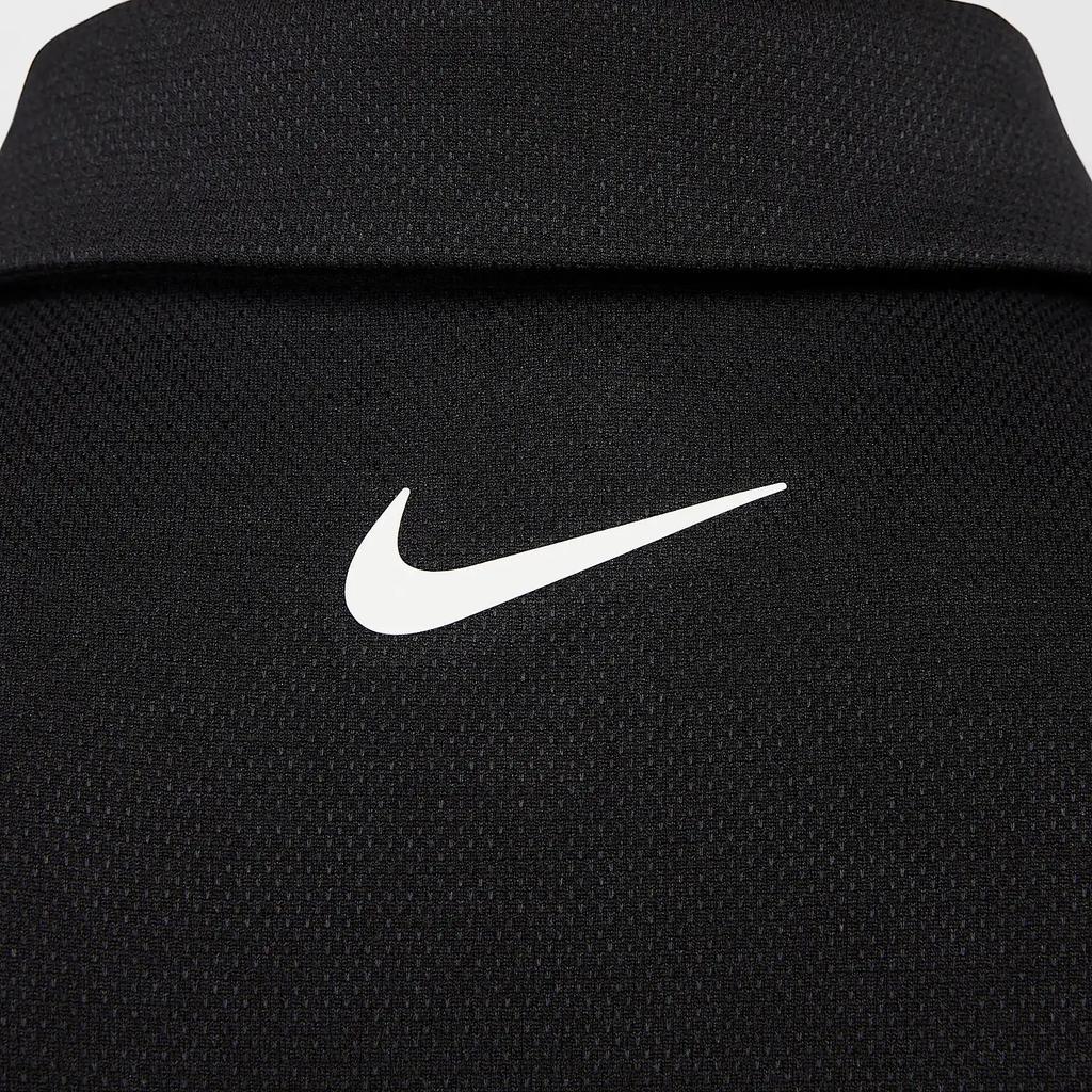 Nike Dri-Fit Простая Однотонная Универсальная Удобная Приятная к коже Футболка с коротким рукавом Влагоотводящая Мужская футболка Черная Белая FZ7476-010