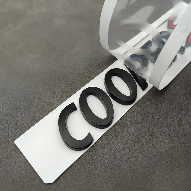 3d ABS логотип Cooper S эмблема буквы табличка с именем автомобиля багажник значок наклейка для Cooper S R53 R52 R56 F57 F55 F56 Jcw аксессуары