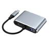 5-в-1 Хаб Горячая Распродажа Новый Высококачественный 5-портовый USB 3.0 Хаб Одиночный 5-в-1 HDMI Хаб со Светодиодом 4K HDMI VGA USB PD65W Аудио