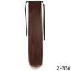 MERISIHAIR Women Long Straight Wrap Around Ponytail Synthetic Fiber Long Straight Wavy Hair Extensions Daily Wear