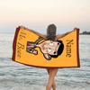 1pc Mr Bean1 Beach Towel with Custom Name, Beach/Swimming/Bath/Picnic/Camping Towel, Suitable for Seaside Beaches