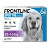 Frontline Spot On Dog - Flea and Tick Treatment for Dog L - 20-40kg - 6 Pipettes