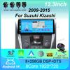 12,3 дюйма для Suzuki Kizashi 2009 - 2015 Android 14 GPS автомобильный радиоприемник мультимедиа видеоплеер стерео Carplay головное устройство Qled экран